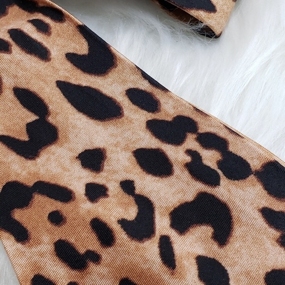 Sam Edelman | Leopard Print Mesh Lingerie Set - Picture 5 of 6